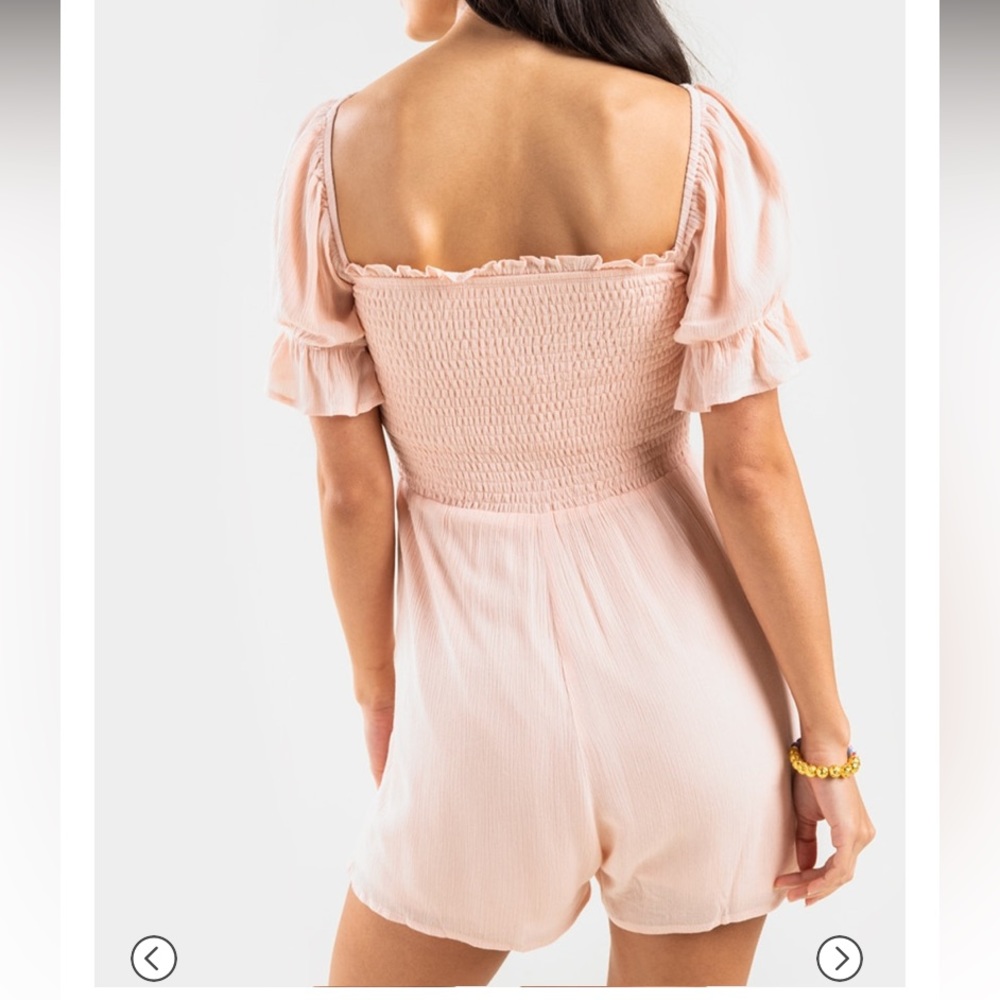 Francesca’s - Lana Smock Top Romper - Picture 7 of 10